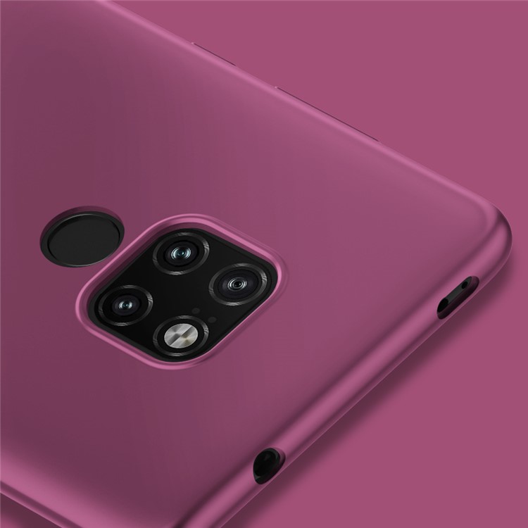 X-LEVEL Ultra-thin Frosted TPU Cover for Huawei Mate 20 - Wine Red-4