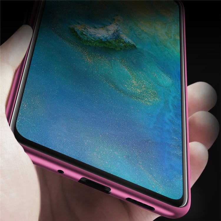 X-LEVEL Ultra-thin Frosted TPU Cover for Huawei Mate 20 - Wine Red-5
