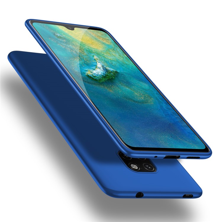 X-LEVEL Ultra-thin Frosted TPU Cellphone Case for Huawei Mate 20 - Blue-1