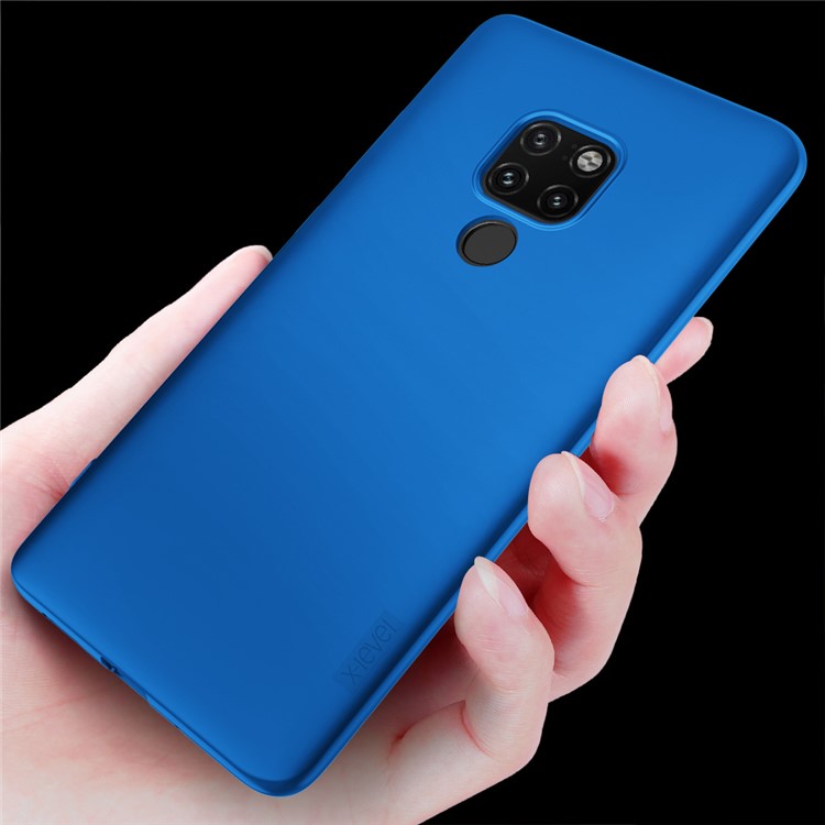 X-LEVEL Ultra-thin Frosted TPU Cellphone Case for Huawei Mate 20 - Blue-2