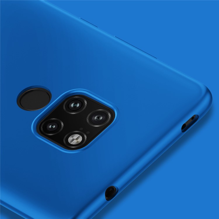 X-LEVEL Ultra-thin Frosted TPU Cellphone Case for Huawei Mate 20 - Blue-4