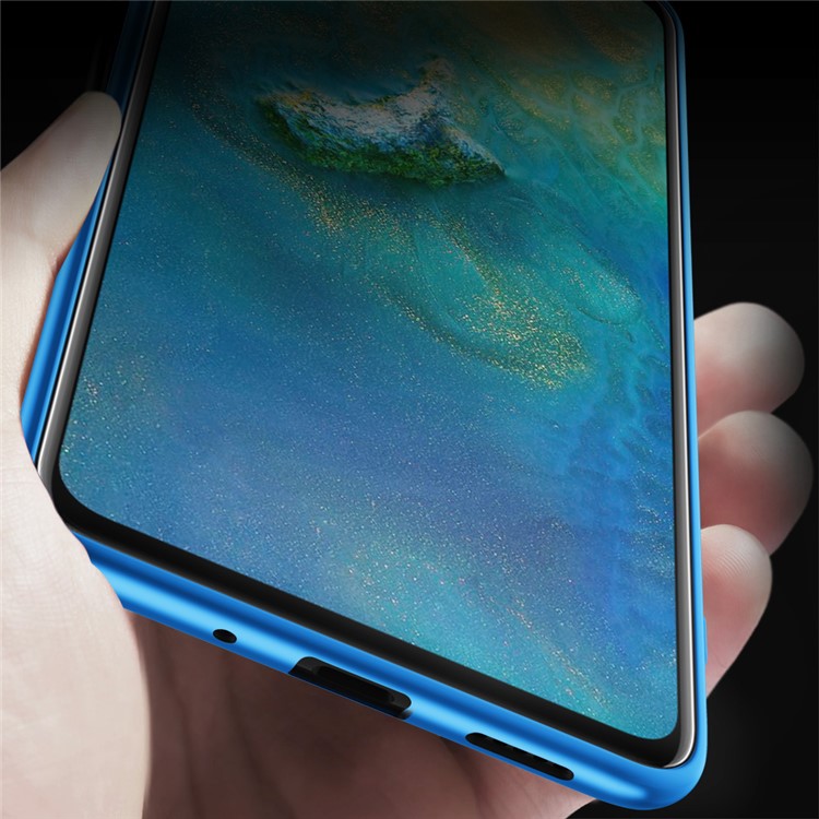 X-LEVEL Ultra-thin Frosted TPU Cellphone Case for Huawei Mate 20 - Blue-5