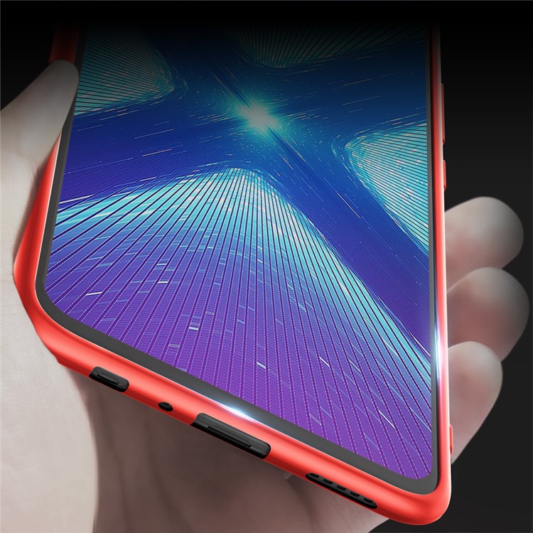 X-LEVEL Ultra-thin Frosted TPU Cell Phone Cover for Huawei Honor 8X / Honor View 10 Lite - Red-5
