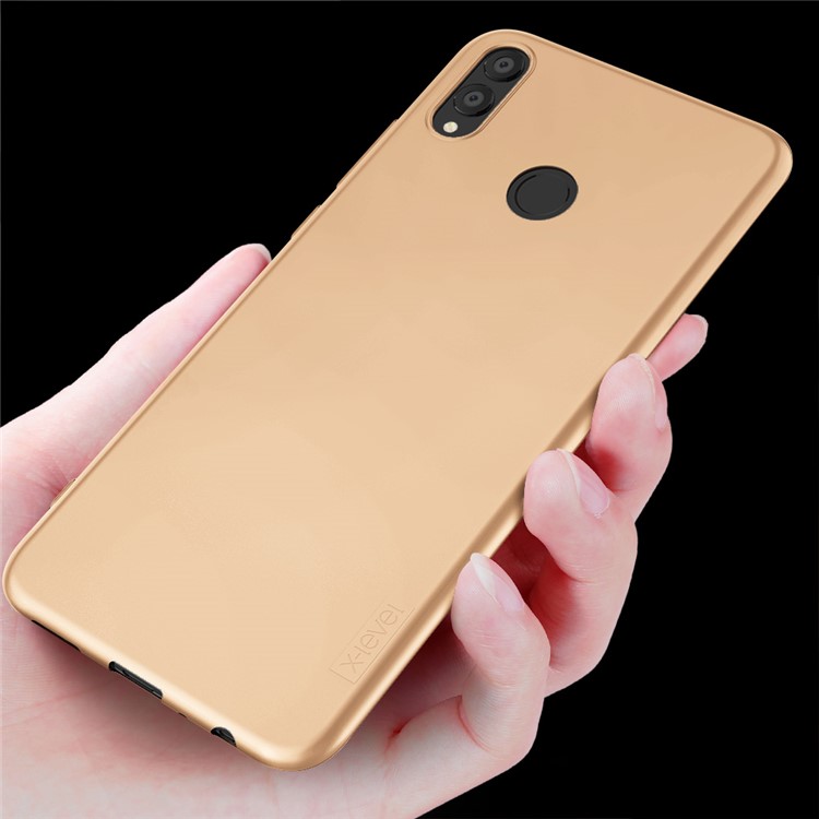 X-LEVEL Ultra-thin Frosted TPU Mobile Case for Huawei Honor 8X / Honor View 10 Lite - Gold-2