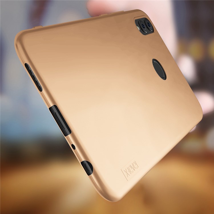 X-LEVEL Ultra-thin Frosted TPU Mobile Case for Huawei Honor 8X / Honor View 10 Lite - Gold-3