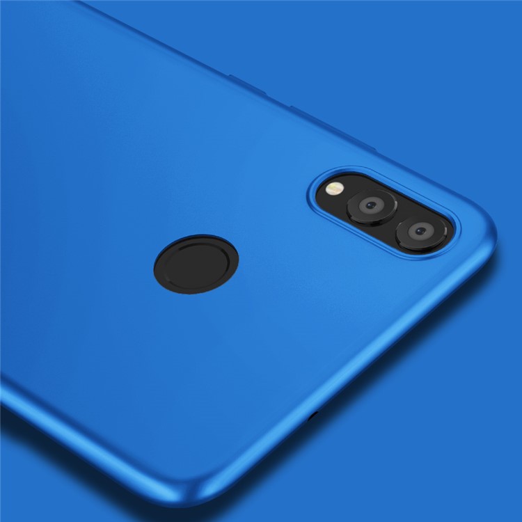 X-LEVEL Ultra-thin Matte TPU Cell Phone Case for Huawei Honor 8X / Honor View 10 Lite - Blue-4