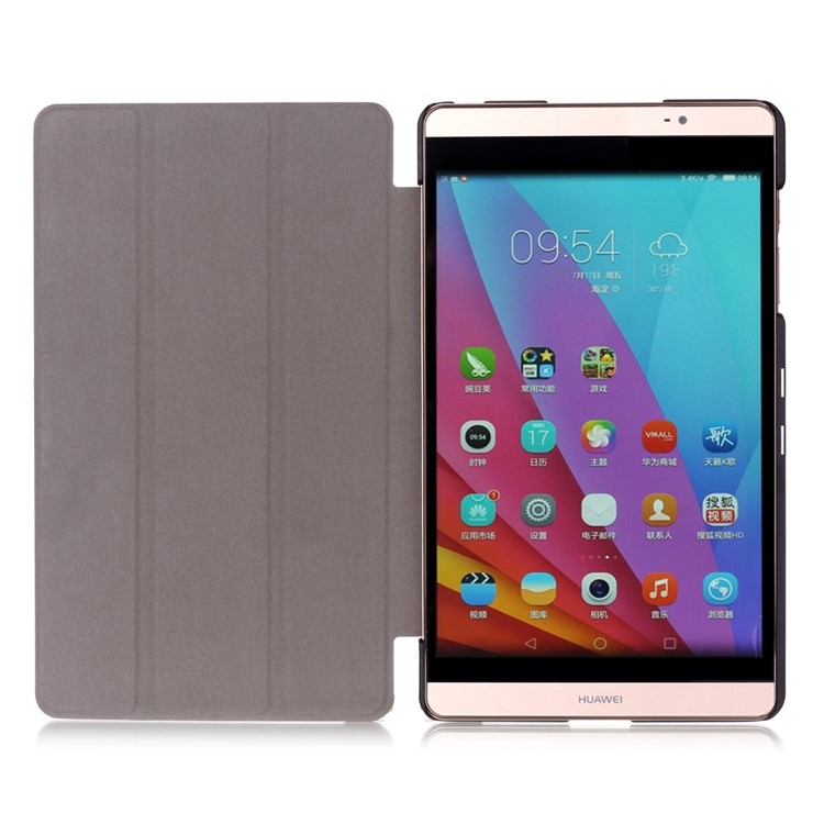 Tri-fold Stand Smart Leather Cover for Huawei MediaPad M2 8.0 - Oil Painting-8