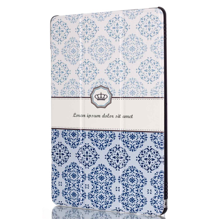 Tri-fold Leather Flip Smart Case for Huawei MediaPad M2 10.0 - Damask Pattern-4