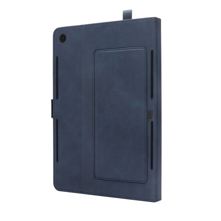 Flip Card Slots Stand Leather Tablet Case for Huawei Mediapad M5 Pro 10.8 inch - Blue-7