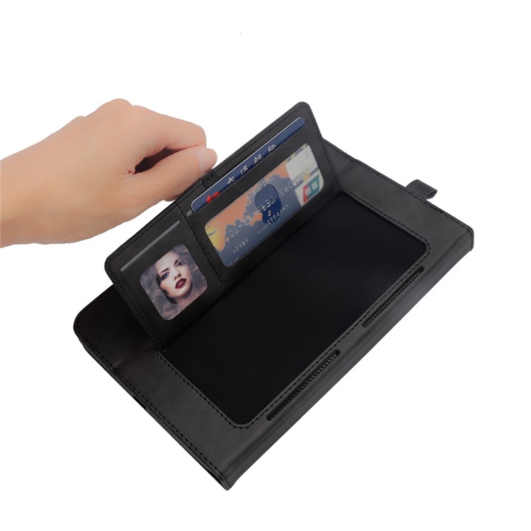 Flip-Card-Steckplätze Stehen Leder Tablet-Schale Für Huawei Mediapad M5 Pro 10,8 Zoll - Schwarz-10