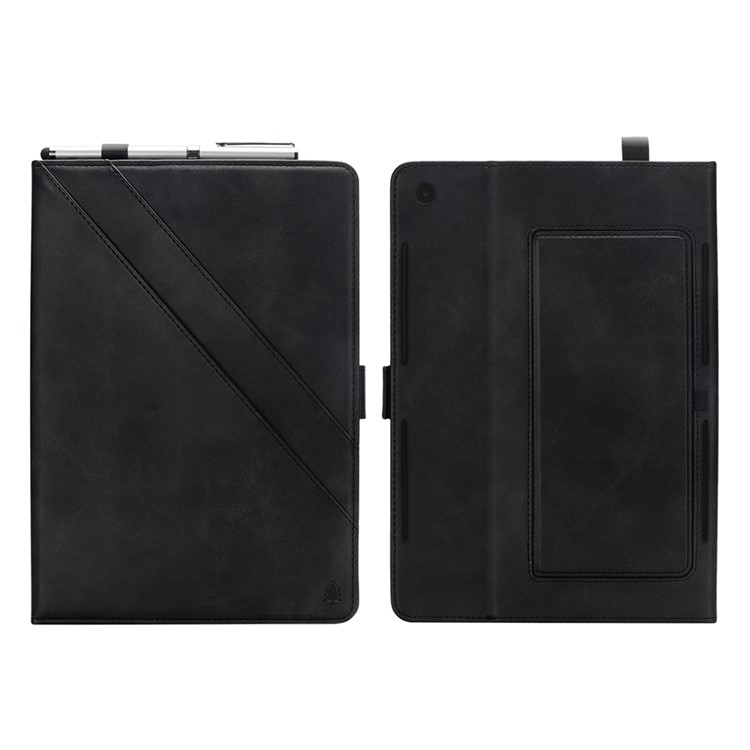 Flip-Card-Steckplätze Stehen Leder Tablet-Schale Für Huawei Mediapad M5 Pro 10,8 Zoll - Schwarz-11