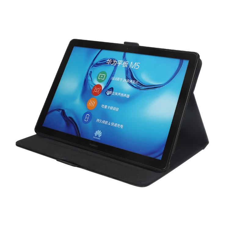Flip-Card-Steckplätze Stehen Leder Tablet-Schale Für Huawei Mediapad M5 Pro 10,8 Zoll - Schwarz-8