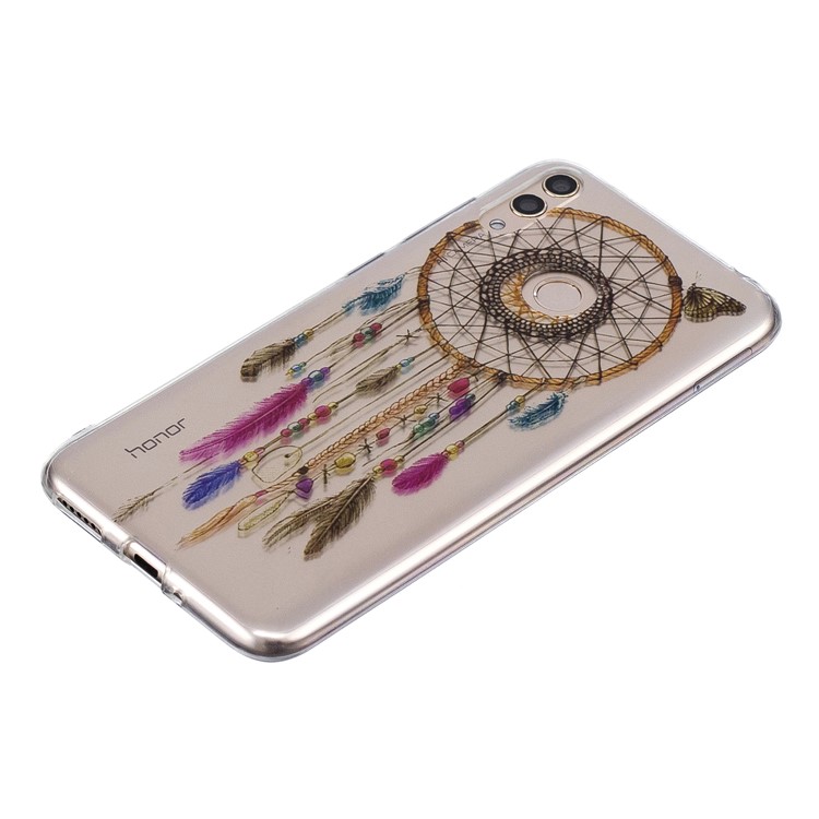 Estuche De Impresión IMD TPU Accesorio Para Huawei Honor 8X - Atrapasueños De Plumas-2