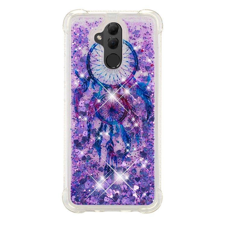 Patterned Quicksand TPU Shockproof Cell Phone Case for Huawei Mate 20 Lite - Dream Catcher-4