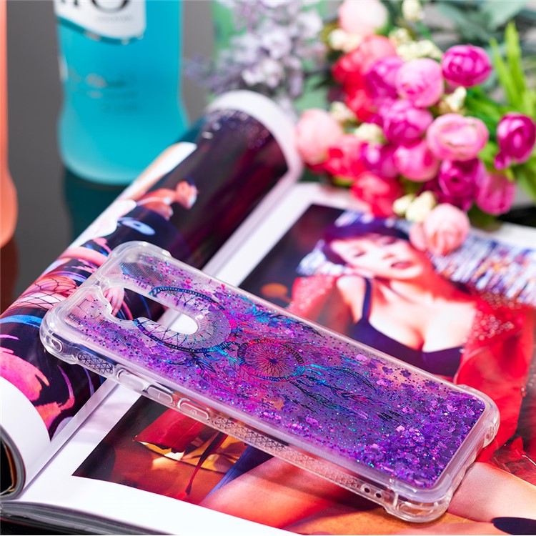 Patterned Quicksand TPU Shockproof Cell Phone Case for Huawei Mate 20 Lite - Dream Catcher-6