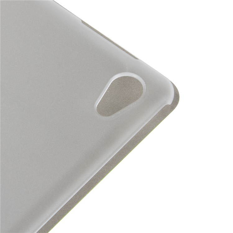Silk Texture Tri-fold Stand PU Leather Flip Case for Huawei MediaPad M5 lite 10 / C5 10 - Green-3