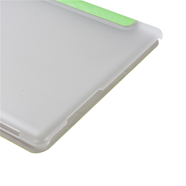 Silk Texture Tri-fold Stand PU Leather Flip Case for Huawei MediaPad M5 lite 10 / C5 10 - Green-5