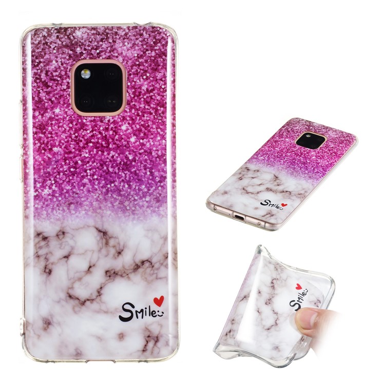 Pattern Printing IMD TPU Cell Phone Shell for Huawei Mate 20 Pro - Style C-1