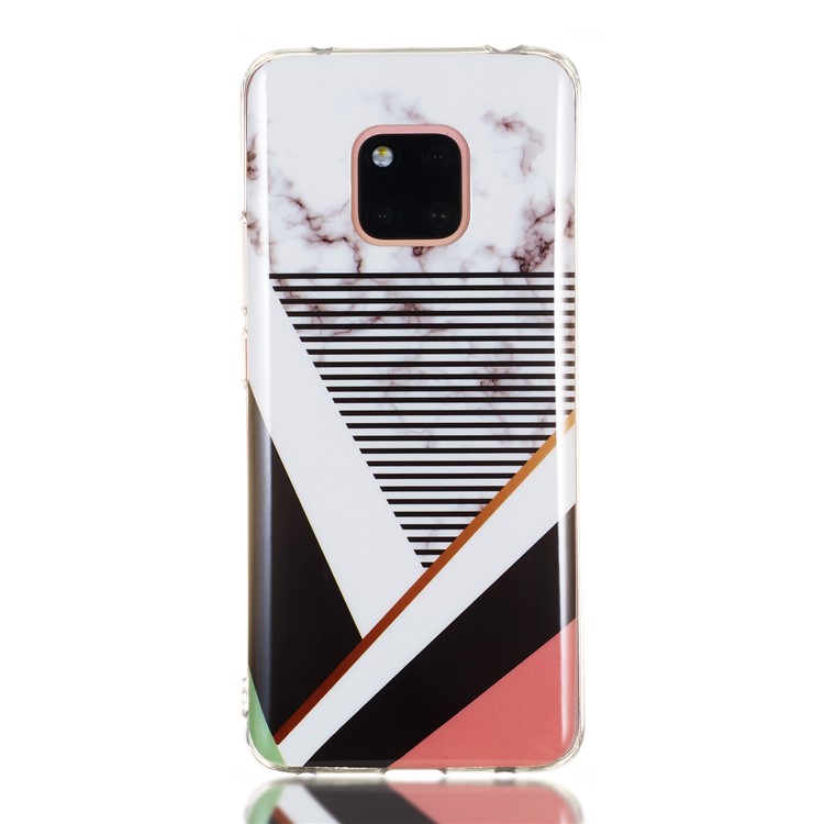Pattern Printing IMD TPU Back Cover for Huawei Mate 20 Pro - Style E-2