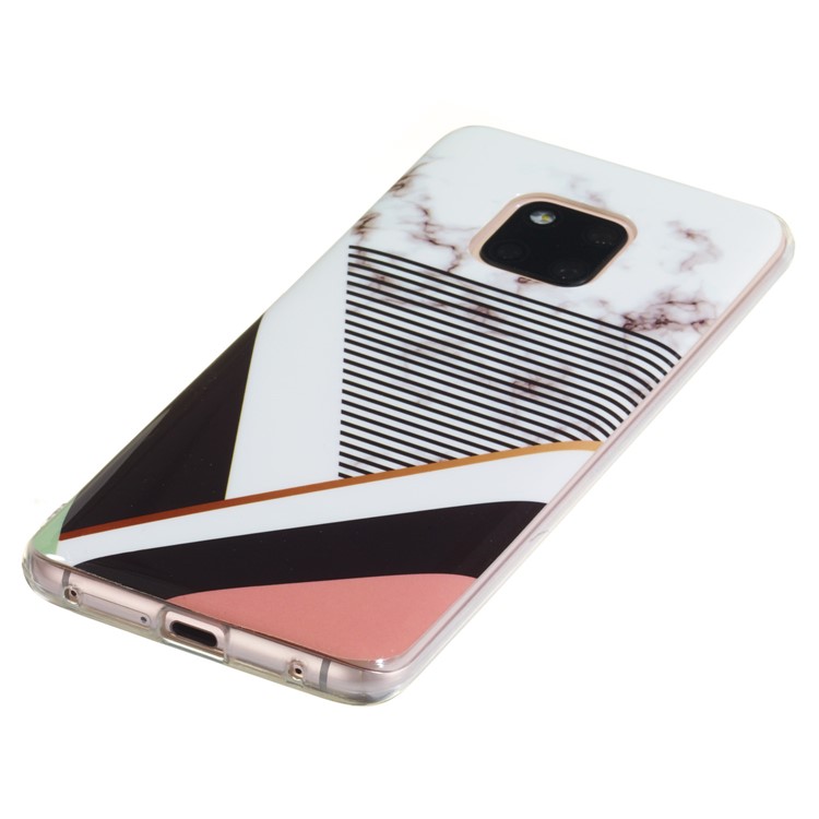 Pattern Printing IMD TPU Back Cover for Huawei Mate 20 Pro - Style E-3