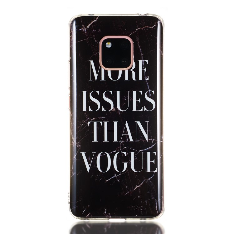Pattern Printing IMD TPU Back Shell for Huawei Mate 20 Pro - Style F-2