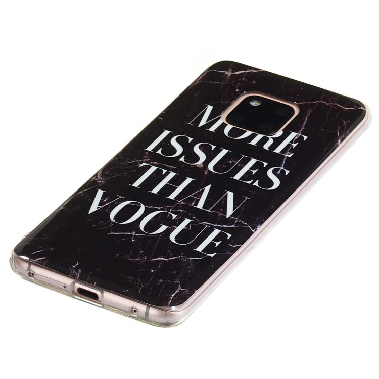 Pattern Printing IMD TPU Back Shell for Huawei Mate 20 Pro - Style F-3