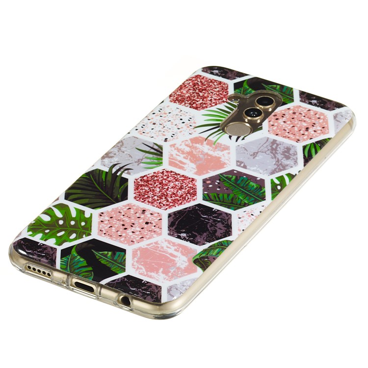 Pattern Printing IMD TPU Phone Shell for Huawei Mate 20 Lite / Maimang 7 - Style F-2