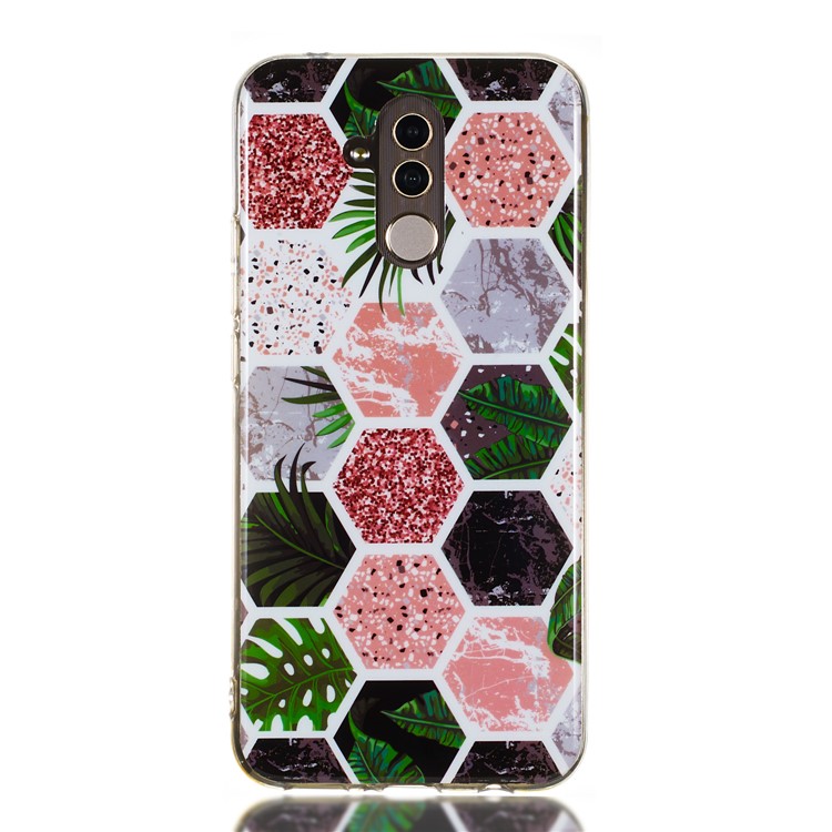 Pattern Printing IMD TPU Phone Shell for Huawei Mate 20 Lite / Maimang 7 - Style F-5