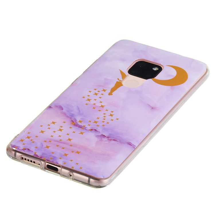 Marble Pattern IMD TPU Case for Huawei Mate 20 - Style A-3