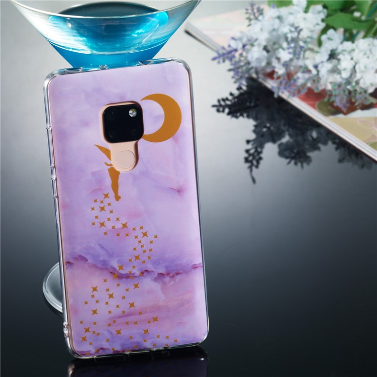 Marble Pattern IMD TPU Case for Huawei Mate 20 - Style A-5