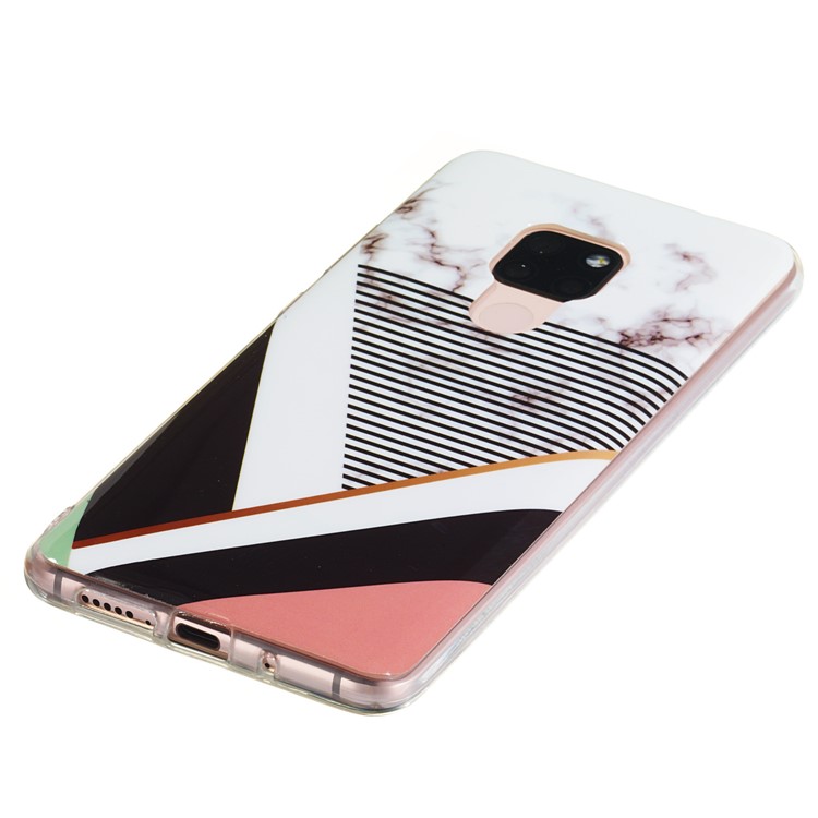 Marble Pattern IMD TPU Back Case for Huawei Mate 20 - Style B-3