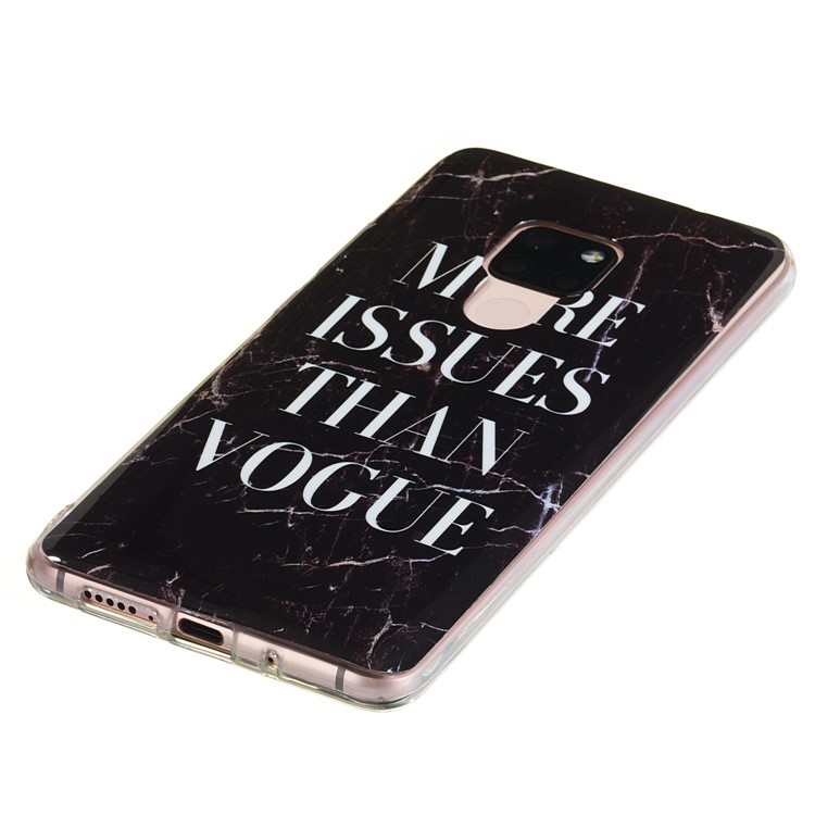 Marble Pattern IMD TPU Shell Case for Huawei Mate 20 - Style C-3