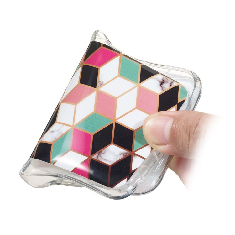 Marble Pattern IMD TPU Phone Shell Case for Huawei Mate 20 - Style D-4