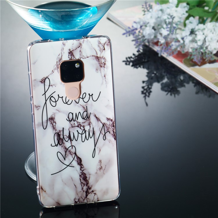 Marble Pattern IMD TPU Case Accessory for Huawei Mate 20 - Style G-5