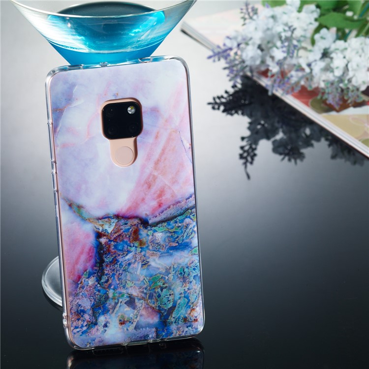 Marble Pattern IMD TPU Flexible Case for Huawei Mate 20 - Style I-5