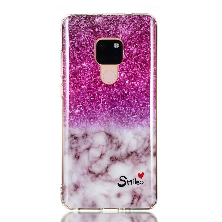 Marble Pattern IMD TPU Cover Phone Case for Huawei Mate 20 - Style J-2