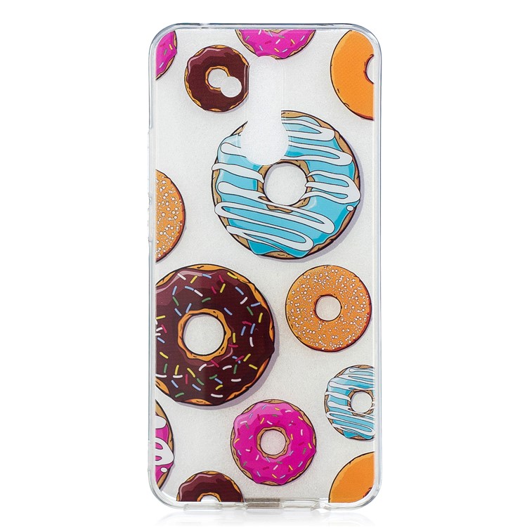 Pattern Printing IMD TPU Protective Shell Case for Huawei Mate 20 Lite - Delicious Doughnuts-1