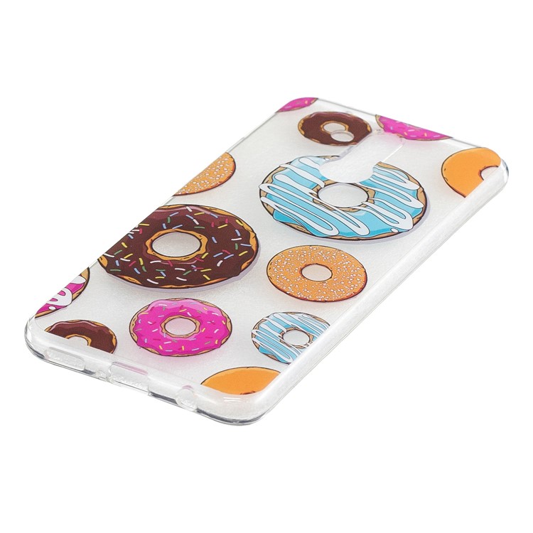 Pattern Printing IMD TPU Protective Shell Case for Huawei Mate 20 Lite - Delicious Doughnuts-2