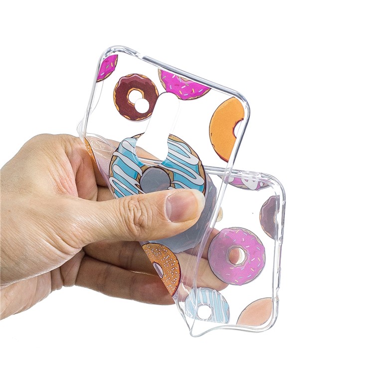 Pattern Printing IMD TPU Protective Shell Case for Huawei Mate 20 Lite - Delicious Doughnuts-4