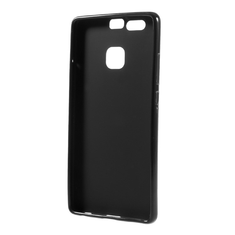 Matte Soft TPU Case Cover for Huawei P9 - Black-2