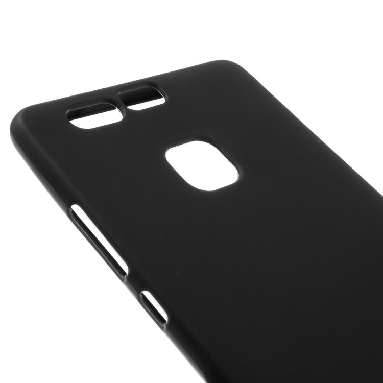 Matte Soft TPU Case Cover for Huawei P9 - Black-3