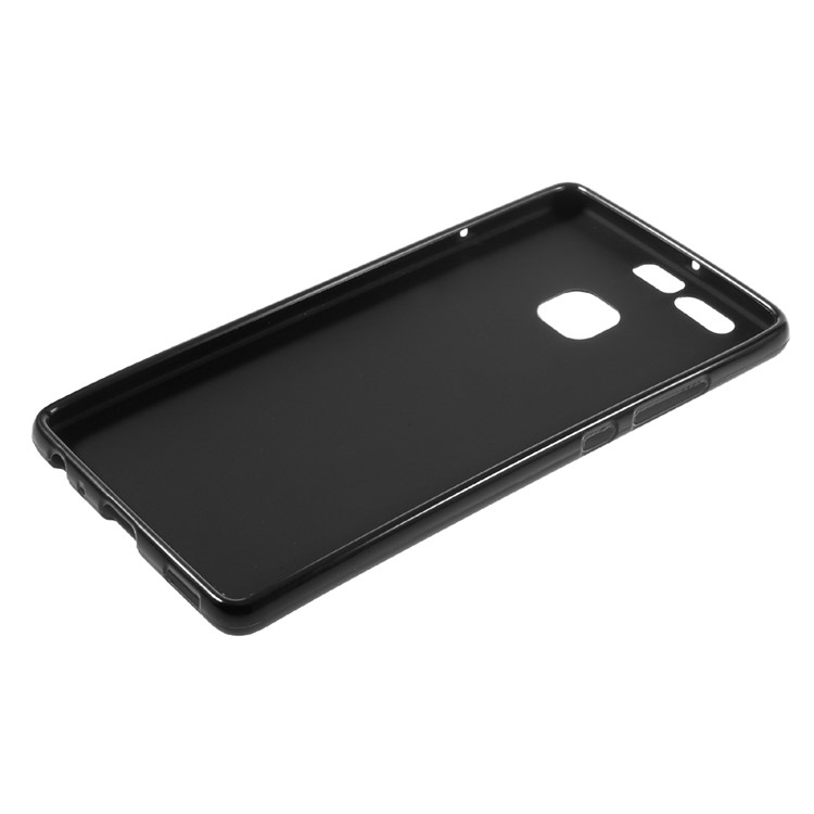 Matte Soft TPU Case Cover for Huawei P9 - Black-5
