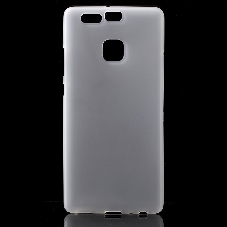 Matte TPU Gel Case Cover for Huawei P9 - Transparent-1
