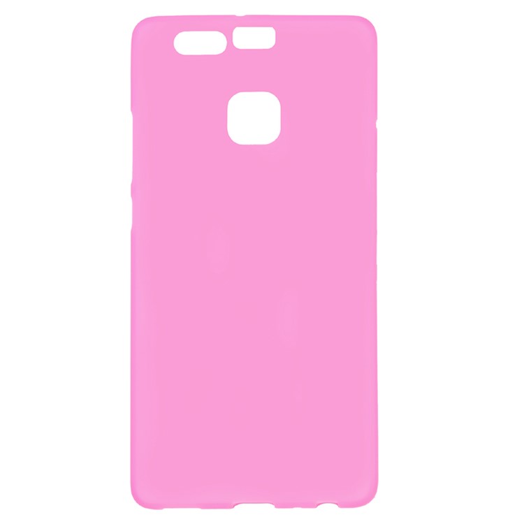 Matte Gel TPU Skin Case Cover for Huawei P9 - Rose-1
