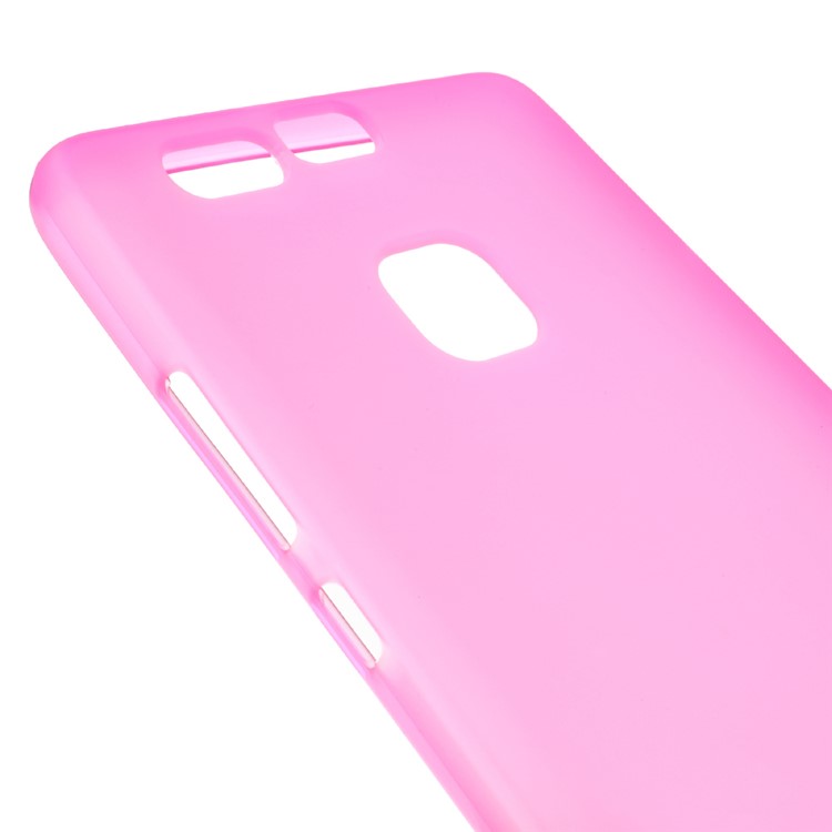 Matte Gel TPU Skin Case Cover for Huawei P9 - Rose-3