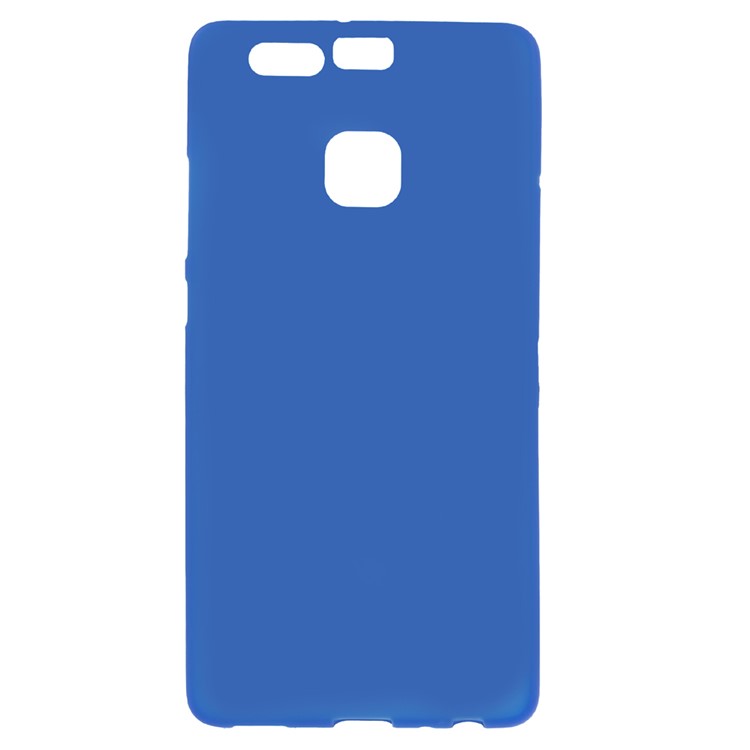 Matte Protective TPU Case Shell for Huawei P9 - Blue-1