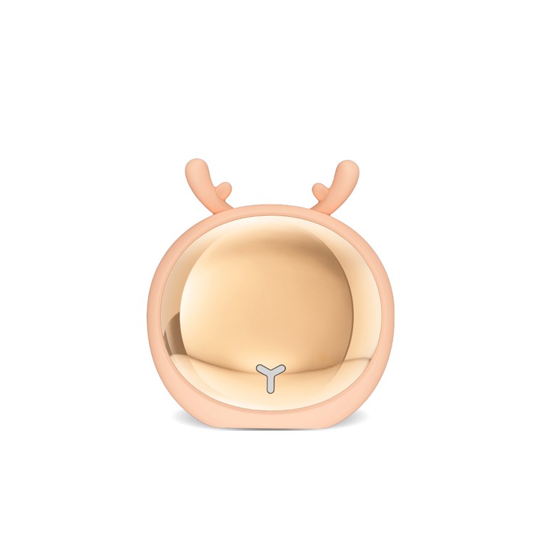 KINGXBAR Cute Pattern Rechargeable 7500mAh Hand Warmer Power Bank - Gold-1