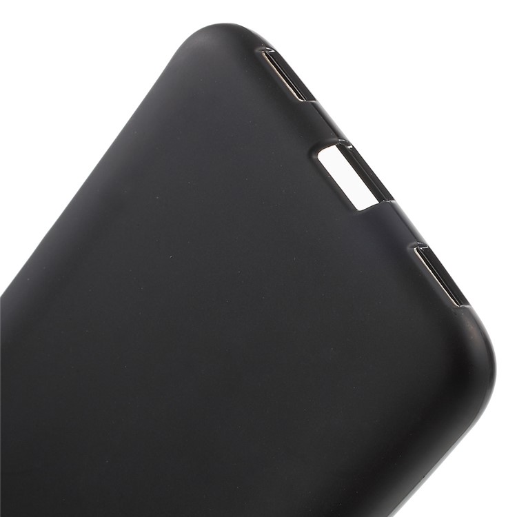 Anti-fingerprint Matte Gel TPU Case for Huawei Honor 4A / Y6 - Black-4