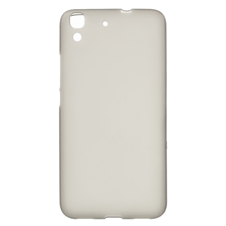 Anti-fingerprint Matte TPU Phone Case for Huawei Honor 4A / Y6 - Grey-1