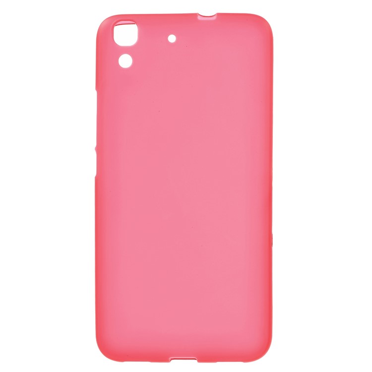 Anti-fingerprint Matte TPU Phone Cover for Huawei Honor 4A / Y6 - Red-1